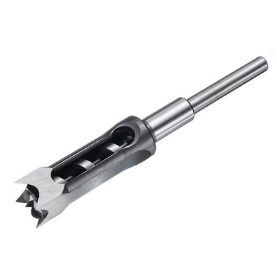 Square Hole Drill Bit 25mm(1'') Hollow Mortiser Auger for Woodworking