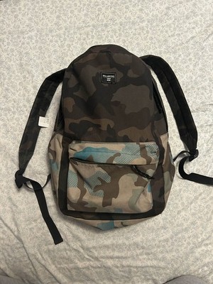 Billabong Brown and Camo Backpack New