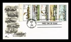 US COVER HISTORIC STEAMBOATS BOOKLET FIRST DAY ISSUE ARTCRAFT