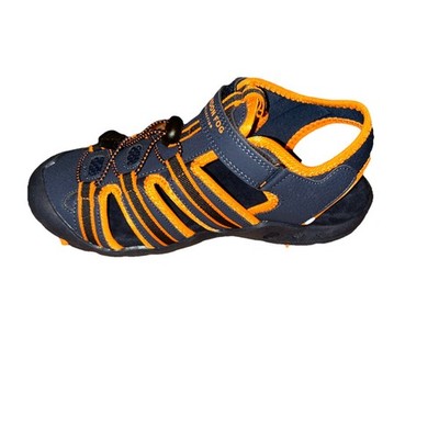 London Fog Fisherman Sandals 3Y Otis Denim Orange Castle Orange Play Boys ￼