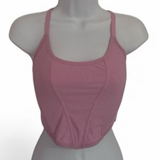 Pink corset style top Large Brand: Colsie Target Condition: Excellent