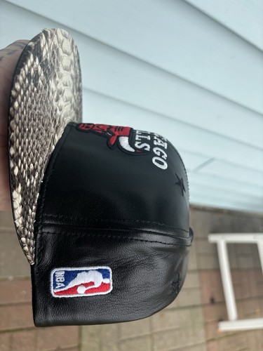 Just Don Hat Chicago Bulls All Leather Archival piece ๐ฅ๐ฅ๐ฅ - Picture 14 of 21