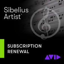 Avid Sibelius Artist 1-Year Subscription Renewal