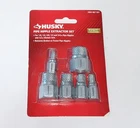 Husky 6 Piece Pipe Nipple Extractor Set 1/8”-3/4 inch Pipe & 1/2" Shower Arm