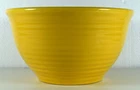 Vintage 1930s Bauer Pottery Yellow #18 Ring Ware Mixing Bowl Retro Farmhouse