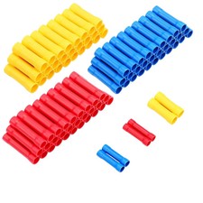 120pcs Butt Splice Crimp Connectors, Vinyl-Insulated Butt Splice, 22-10 AWG In