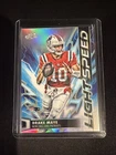 2025 Topps Chrome Cosmic Football Drake Maye #LS-8 Lightspeed SP Insert