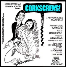 Corkscrews! Original Cast CD - Tony Lang, Arthur Siegel, Miriam Fond (1993)