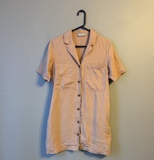 EVERLANE The Linen Workwear Dress Shirtdress Size XXS