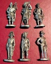 Schotten 40 mm  Metallfiguren Eisen kompletter Satz  