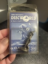 DISCWORLD GRANNY WEATHERWAX # DM06 POLISHED PEWTER CLAIRECRAFT OOP In Packaging