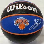 Jalen Brunson Signed Wilson Tribute Basketball Knicks Finals Mvp Auto Fanatics