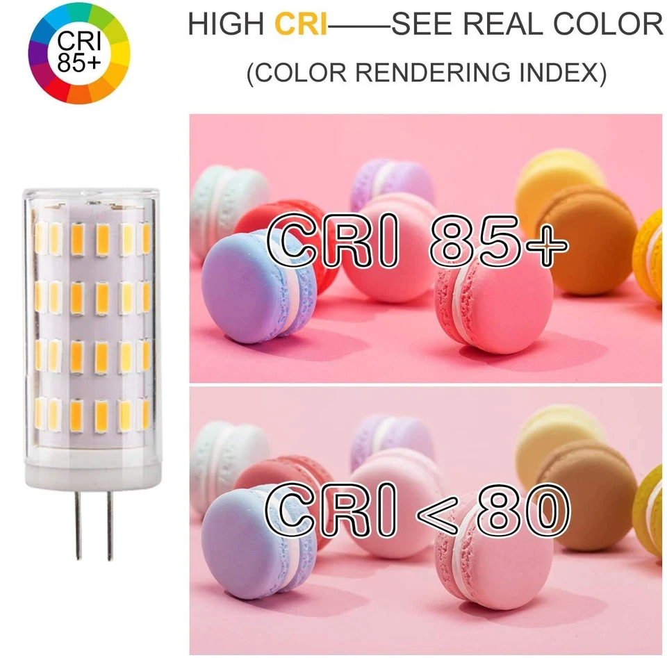 G4 Led Bulb 12V 5W, G4 T3 JC Bi-Pin Base Light Bulb Lamps, 40W Halogen Bulb E... - Image 4 of 4