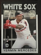 2021 Topps Update #86B-49 Yermin Mercedes 1986 Topps Baseball 35th Anniversary