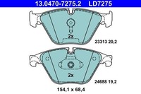 Bremsbelagsatz Scheibenbremse Ate 13.0470-7275.2 (1Satz-1Stk)