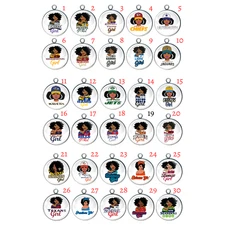 Football Girl Cabochon Charms, Jewelry Making DIY Crafts – 30 Team Styles