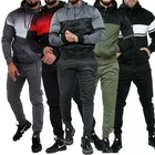 Klass Mens Slim Fit Hoodie Tracksuit Top & Bottom Joggers Set Hooded  CLEARANCE