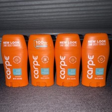 Lot Of 4-Carpe Antiperspirant Underarm Deodorant, Clean Sport 1.76 oz Each