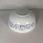 RaRe Set of 4 Pyrex Mixing Bowl Colonial Mist 404 Blue & White
