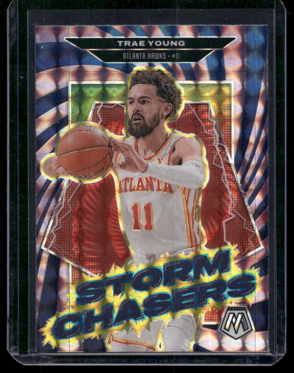 2024-25 Panini Mosaic #2 Trae Young Storm Chasers