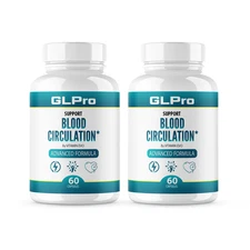 (2 Pack) GLPro Blood Support Capsules GL Pro Blood Health Pills (120 Capsules)
