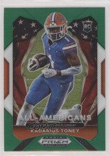 2021 Panini Prizm Draft Picks All-American Green Prizm Kadarius Toney #195 4z8