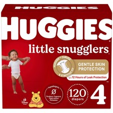 Huggies Little Snugglers Diapers Huge Pack - Size 4 120ct 