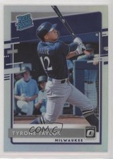 2020 Panini Donruss Optic Rated Rookies Holo Prizm Tyrone Taylor #78 0kf1