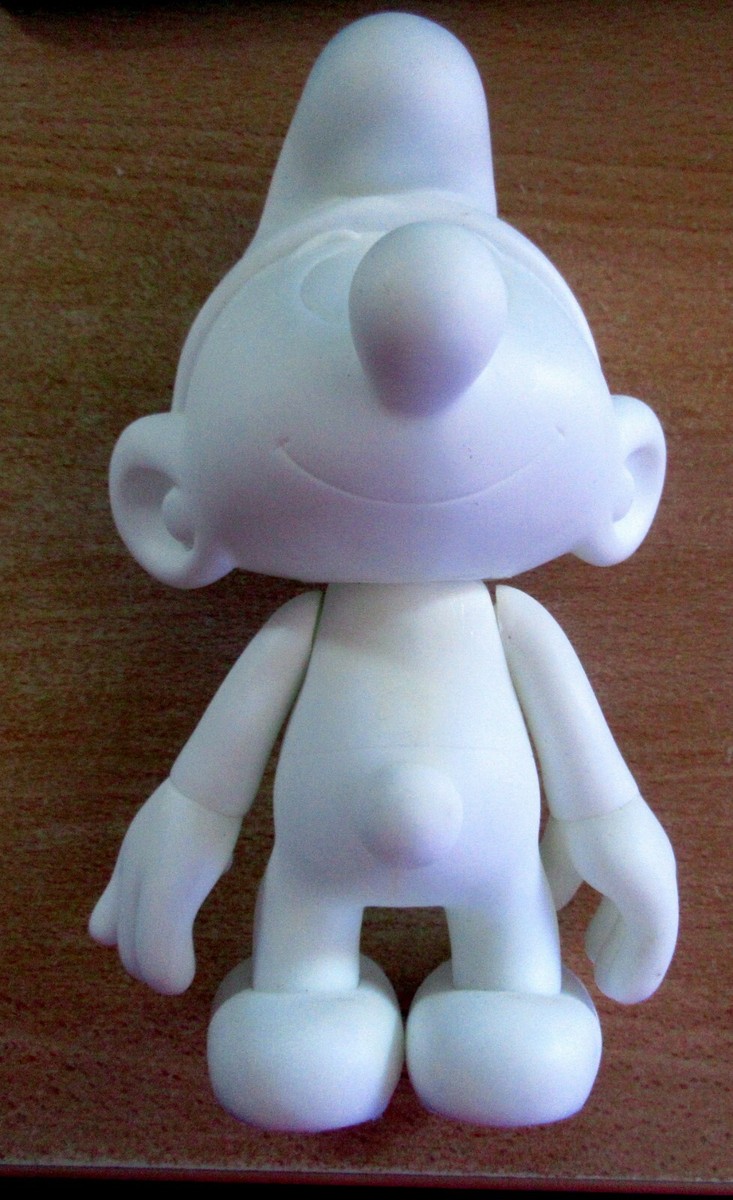 LOT DE 4 Figurines Schtroumpfs 5cm Schleich PVC Puffi Peyo Jeu Jouet
