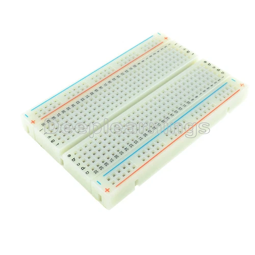 Mini lötloses Breadboard 400 Kontakte Befestigungspunkte universal verfügbar entwickelt S