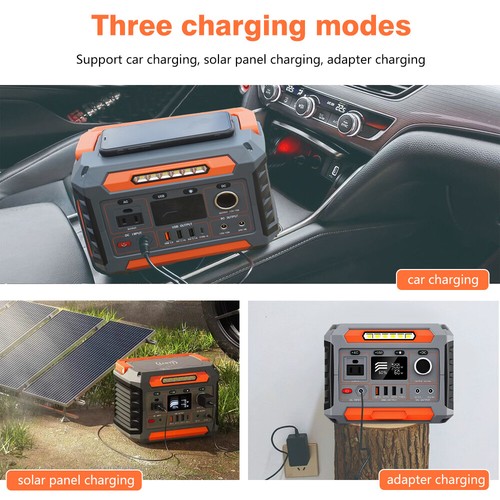 Portable Power Bank 300W 288Wh AC DC USB Camping Hiking External Battery Charger - Picture 7 of 13
