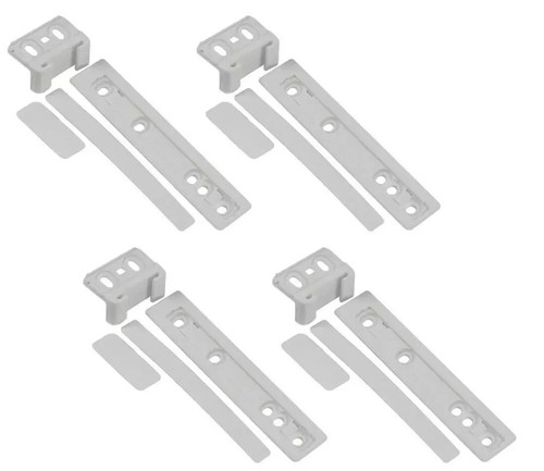 AEG Fridge Fixing Slide Door Plastic Mounting Bracket Fixing Kit A61C x 4 - Picture 16 of 24