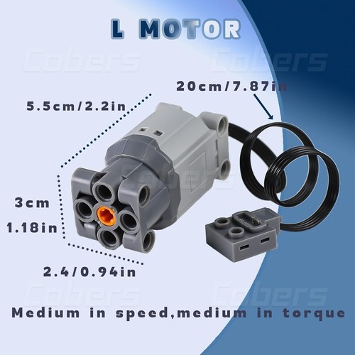 9-teiliges Power-Function Kits Set kompatibel mit großen Marken Technic-Teile Motor-Set - Bild 6 von 6