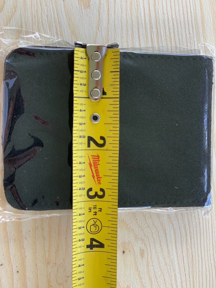 Cartera/Tarjeta de Identificación, 6 Bolsillos Cuero Sintético Negro con Logo Audi Foto 3 de 4