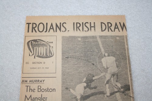 1969 Los Angeles Times CLIPPING * LEW ALCINDOR's NBA Debut * Kareem Abdul-Jabbar - Picture 3 of 3