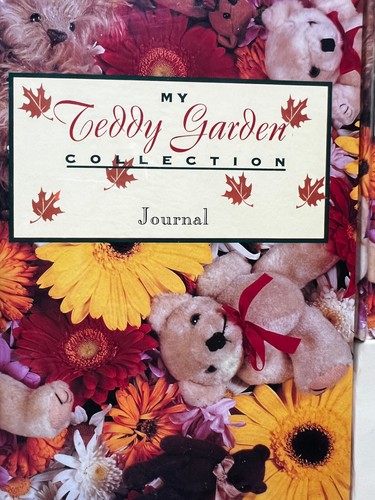 Teddy Garden Stationery Set Journal Address Book Notebook Pen Boxed NEW - Bild 6 von 9