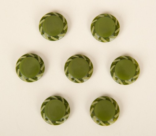 Set of 7 square buttons with plastic sewing shank mm.20 x 20 x 7 item BOT000348 - Picture 3 of 3