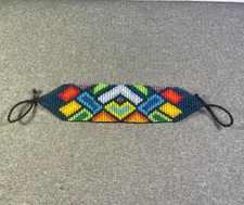 Embera Chami beaded Bracelet by women of the Colombian indigenous tribe 3186