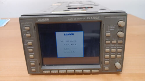 Leader LV-5700A Multi SD/HD-SDI Waveform, Vectorscope, Audio Monitor Opt 76 EYE - Picture 4 of 10