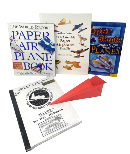 Rare Paper Airplane Book Collection for Hobbyists Young & Old VINTAGE ...