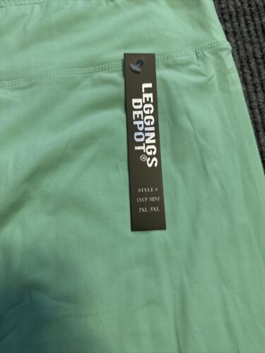 Leggings Depot Donna 3XL Verde - Foto 4 di 9