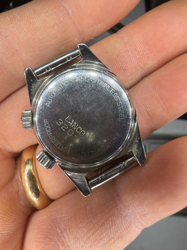 Lanco Referenza 32011 Modello Super Compressor Diver Unisex 30mm Case Acier Inox Foto 4 de 4