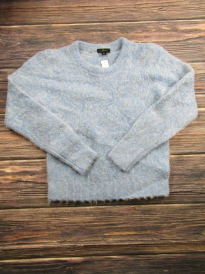 J Crew NEW Womens XS Blue Puff Sleeve 