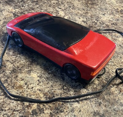 Vintage Electric KINYO Red Sports Car VHS Video Cassette Tape