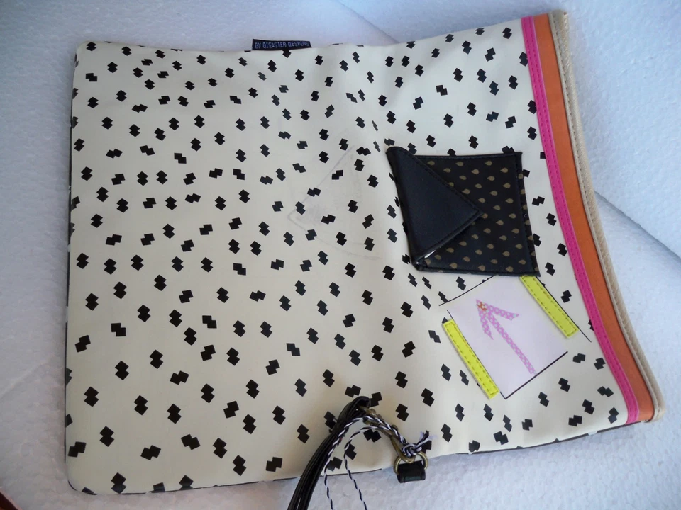 DISASTER DESIGN TASCHE LINE NOTE TO SELF CLUTCH BAG - Bild 3 von 4