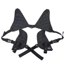 Tactical Double Gun Shoulder Holster Adjustable Horizontal Pistol Holster Pouch
