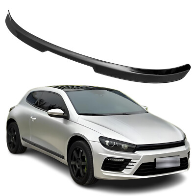 Spoiler Heckspoiler passt für VW SCIROCCO Base 2008-2017 Klavierschwarz