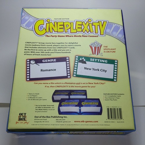 Cineplexity- "The Party Game Where Movie Fans Connect"Feature Edition. Teens+ - Picture 4 of 7