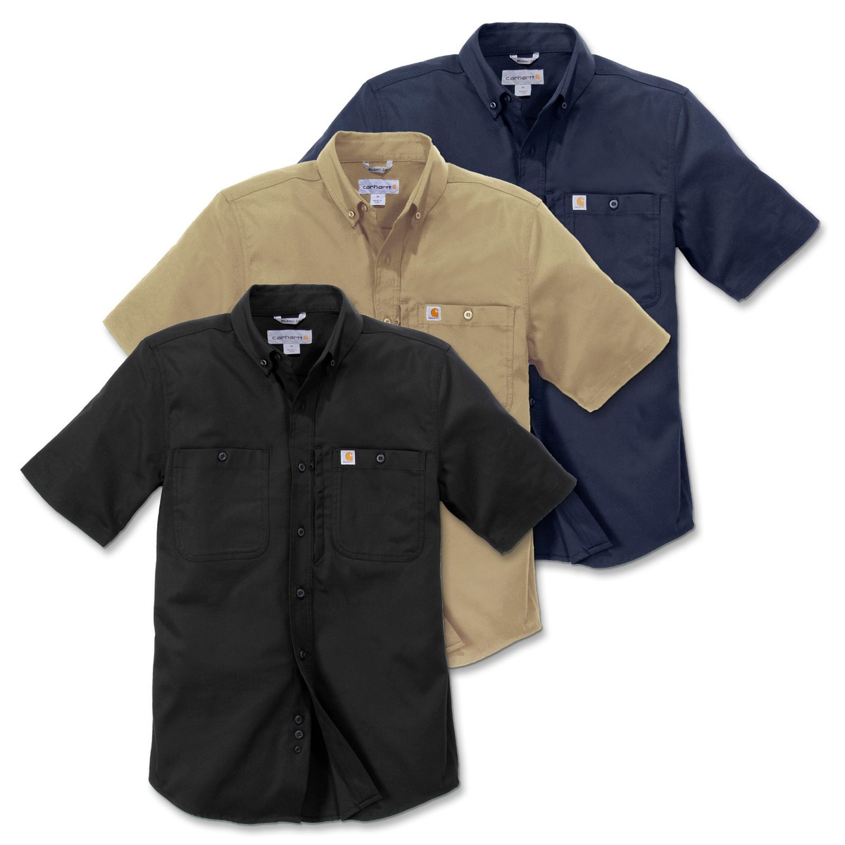 carhartt men's rugged professional short sleeve work shirt