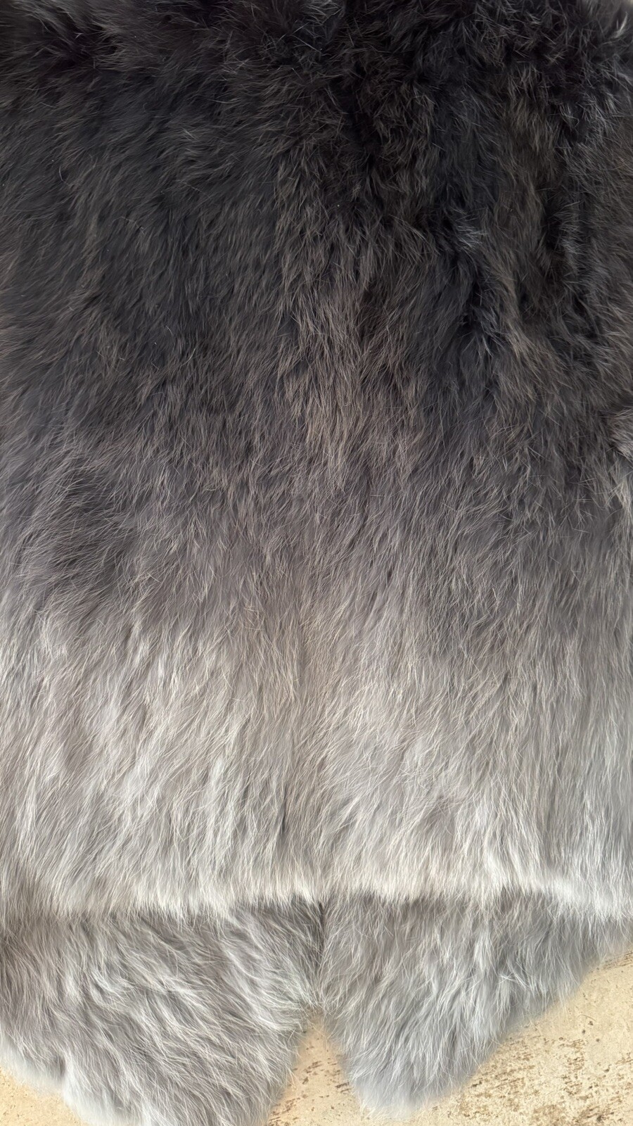 Gilet in pelliccia di coniglio sfumato Yves Salomon